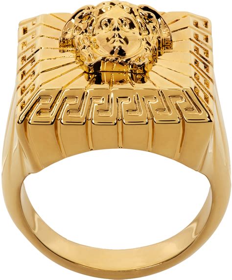 versace ring herren 585|ssense versace rings.